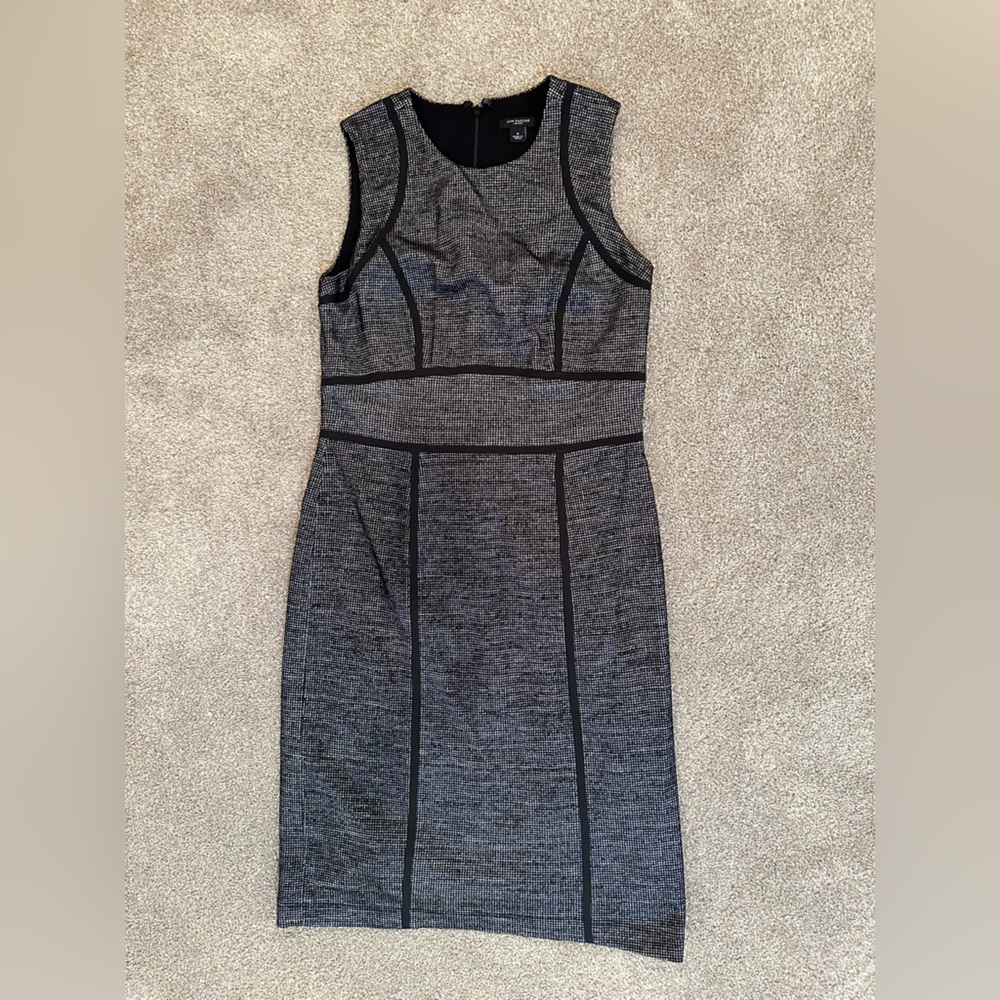 Black Dress with piping